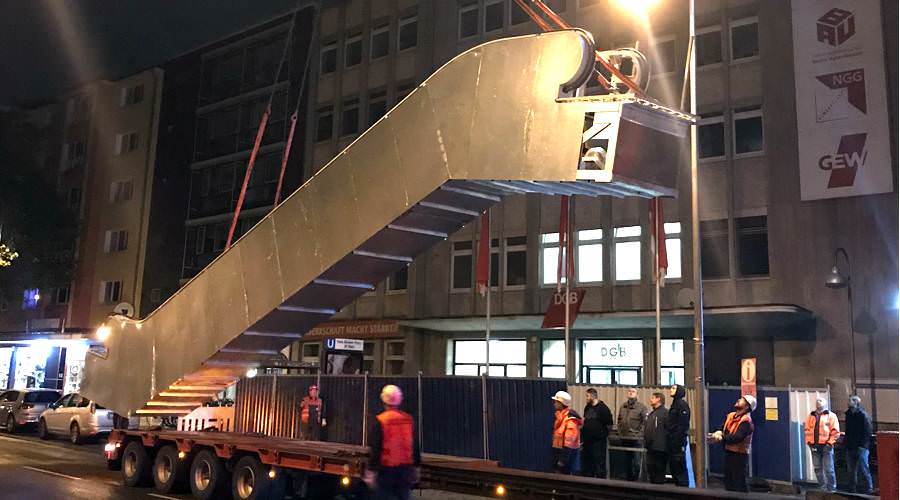 品牌實(shí)力鑄造歐洲經(jīng)典-德國科隆地鐵大高度公交型自動扶梯項(xiàng)目順利交付安裝