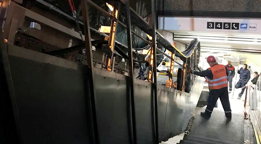 品牌實(shí)力鑄造歐洲經(jīng)典-德國科隆地鐵大高度公交型自動扶梯項(xiàng)目順利交付安裝